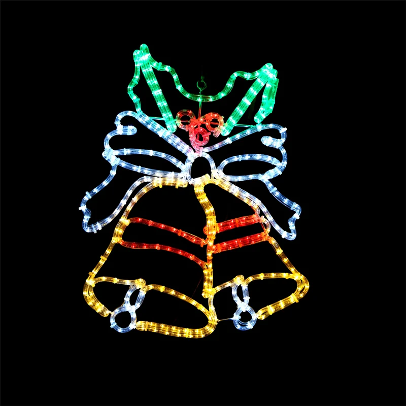 Bell - LED -figuur in vele kleuren - 55x65cm