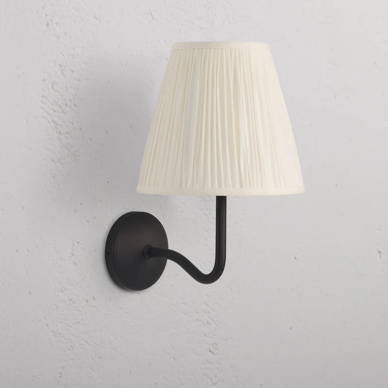 Malvern Large Wall Light Alabaster White – Bronze