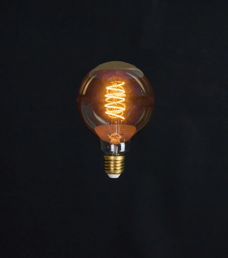 LED-retrolamp - kerstversiering