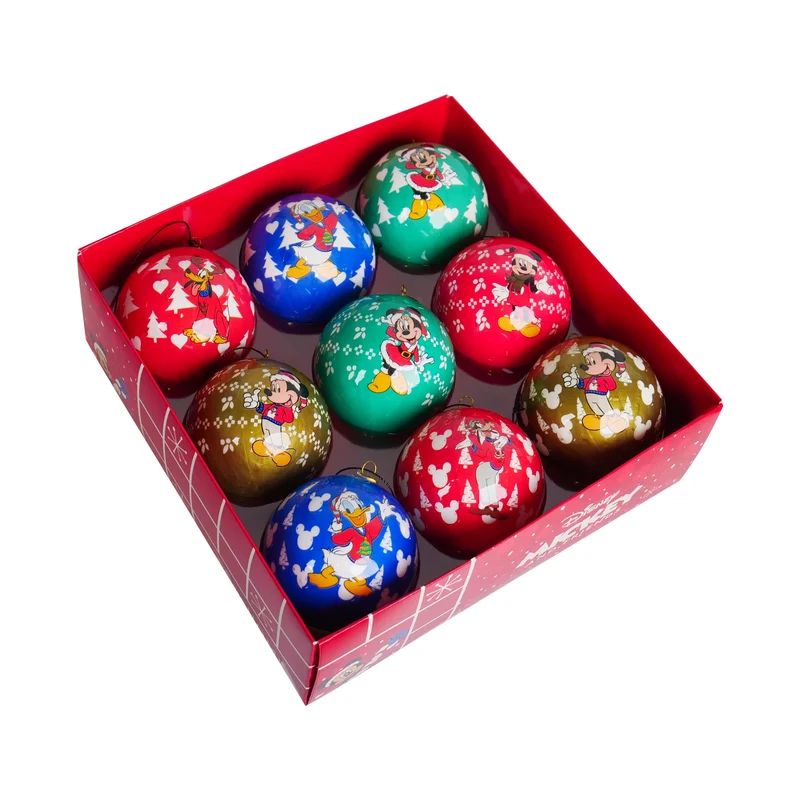 Mickey Mouse Christmas Balls - Set van 9