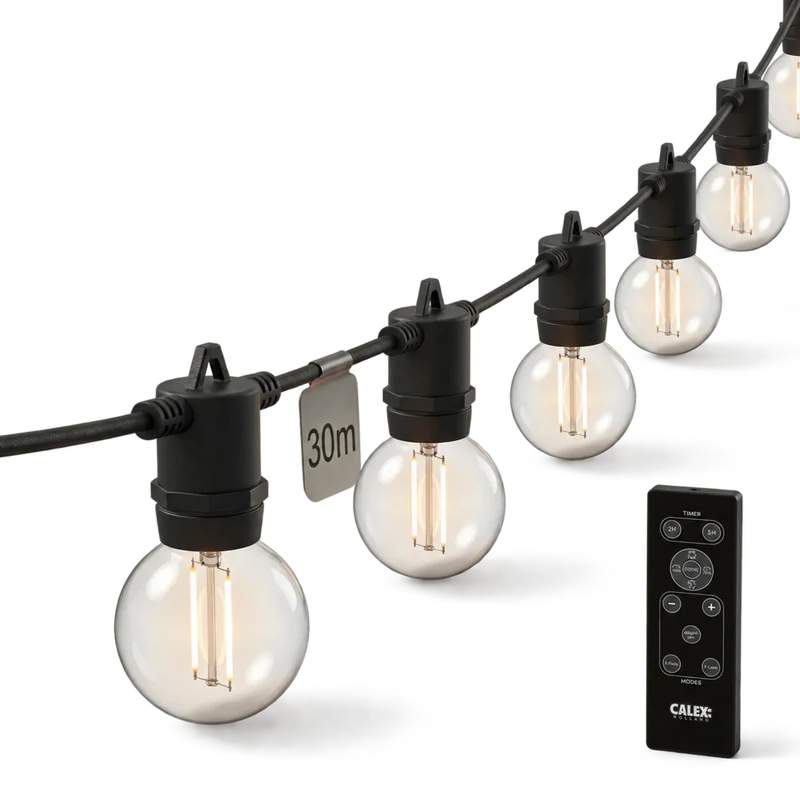 Calex Vista Outdoor String Light - 30M
