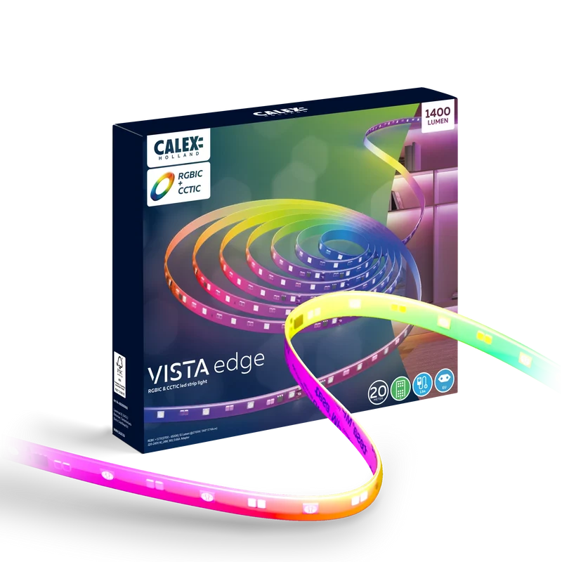 Calex Vista LED Strip - 20M - RGBCCTIC