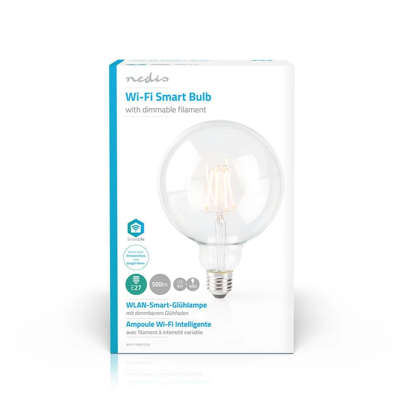 SmartLife LED Filamentlamp Wi-Fi - E27 - 500 lm