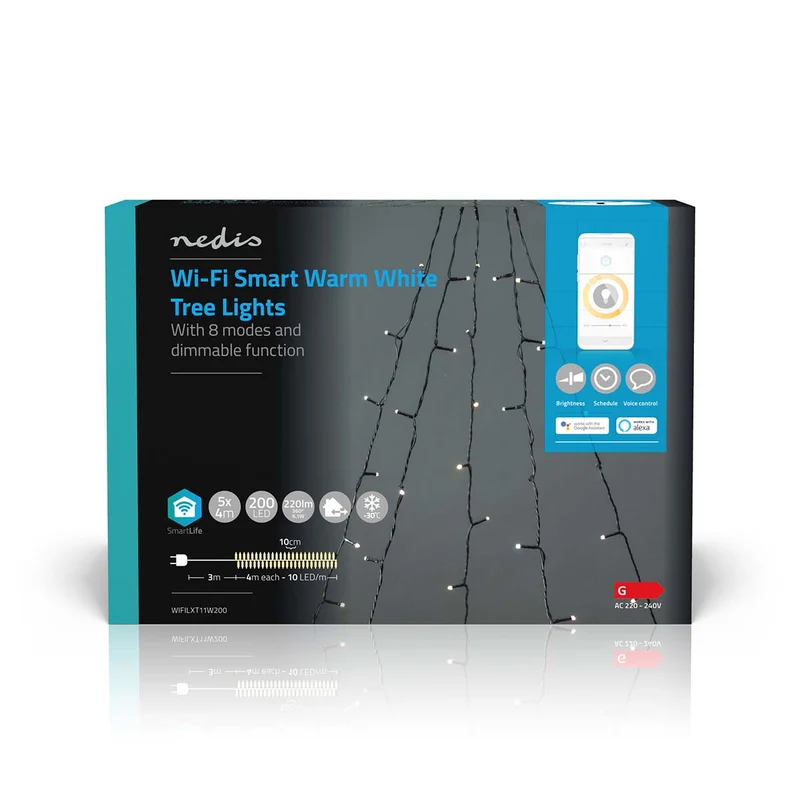 SmartLife-kerstverlichting Boom - Wi-Fi - Warm Wit