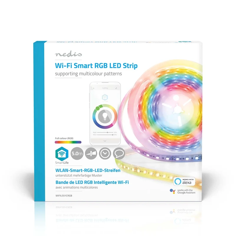 SmartLife LED Strip Wi-Fi - Meerkleurig - SMD
