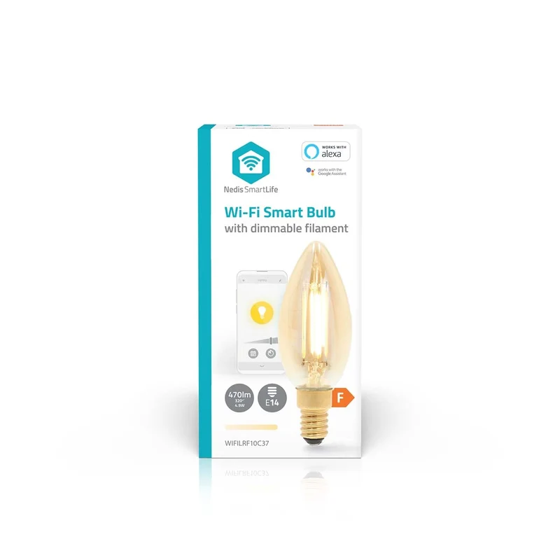 SmartLife LED Filamentlamp Wi-Fi - E14 - 470 lm
