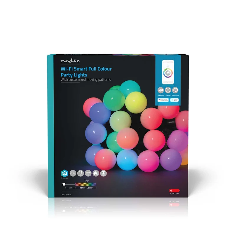 SmartLife Decoratieve Verlichting Feestverlichting - Wi-Fi - RGB