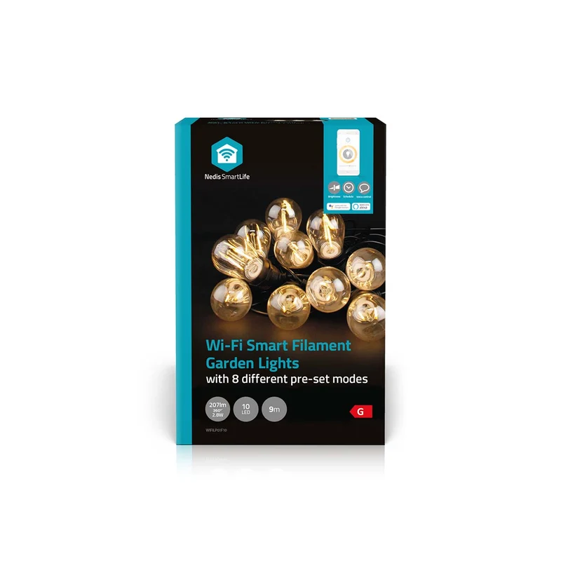 SmartLife Decoratieve Verlichting Feestverlichting - Wi-Fi - Warm Wit