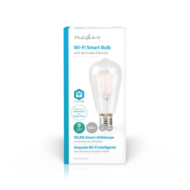SmartLife LED Filamentlamp Wi-Fi - E27 - 500 lm