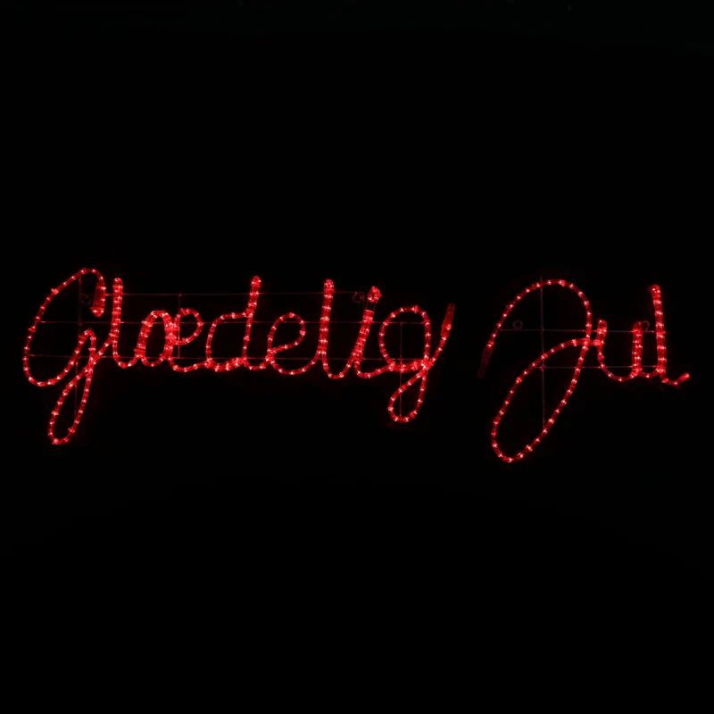 Glædelig Jul - LED-bord - 155x43
