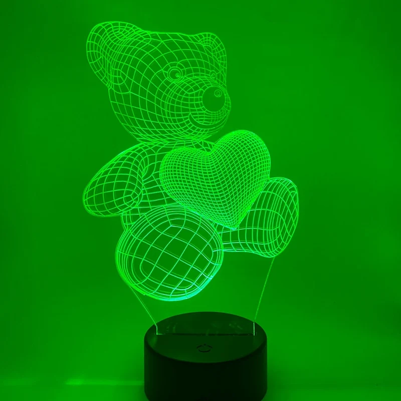 3D LED LAMP - BEER MET HART