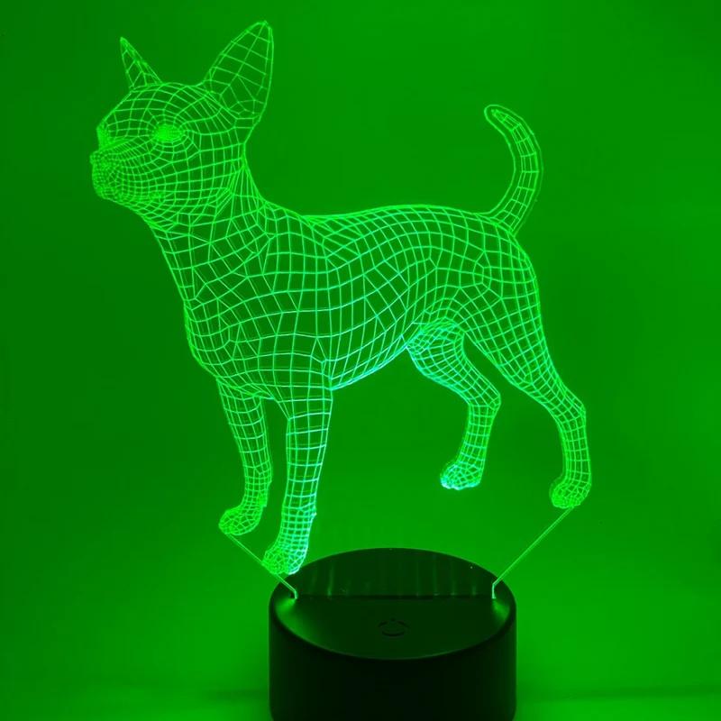 3D LED LAMP - HOND CHIHUAHUA