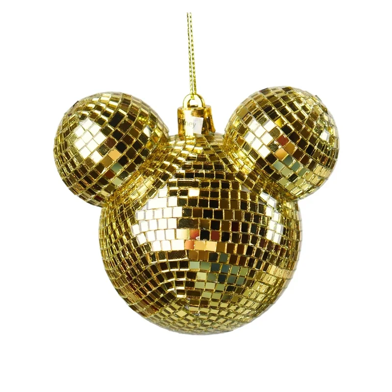 Mickey Mouse Disco Ornament - Gold