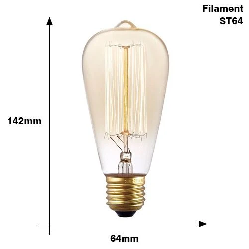 LED Lamp E27 – Warm Wit 2200K – 4W (vervangt 40W) – Energiezuinig