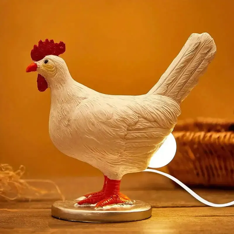 Eivormige nachtlamp