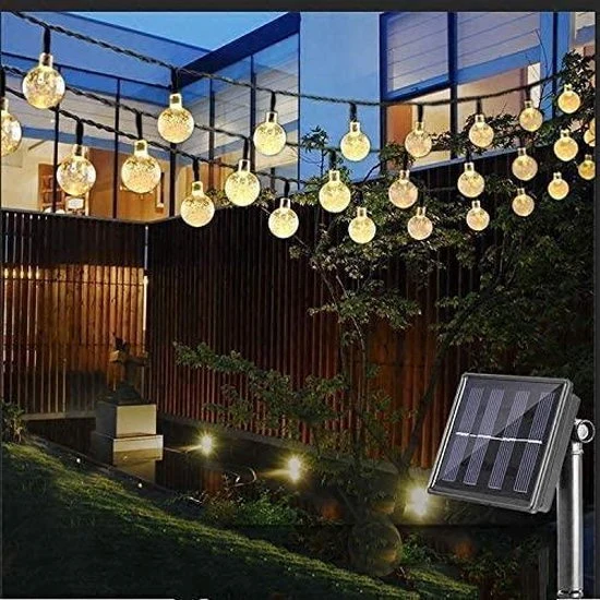 Solar Lichtsnoer 12 Meter 100 LED lampen- Tuinverlichting- Zonne-energie