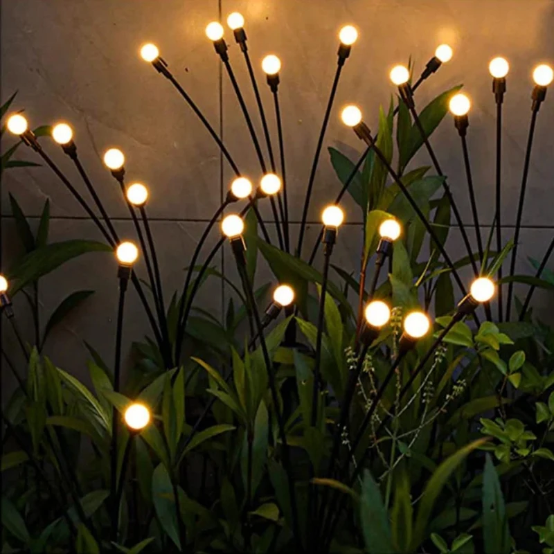 Solar Tuinverlichting met grondspies 78CM –Solar tuinlamp– 2 SET - Waterbestendig - Buitenlamp - Solar tuinverlichting