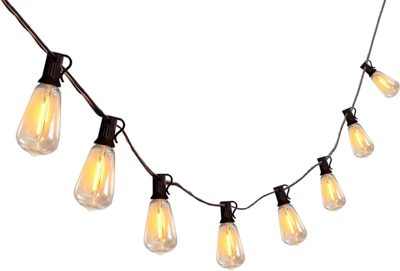 Lichtsnoer voor buiten - 15 Meter 30 LED lampen - Waterbestendig IP-65 - Prikkabel - Tuinverlichting - Lichtslinger