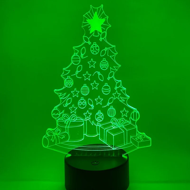 3D LED LAMP - Kerstboom 2