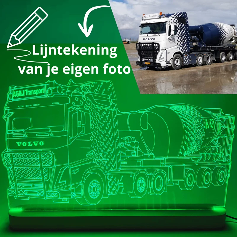 3D LED LAMP - Uw Eigen Ontwerp