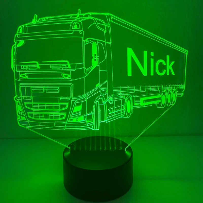 3D LED LAMP - VRACHTWAGEN 5