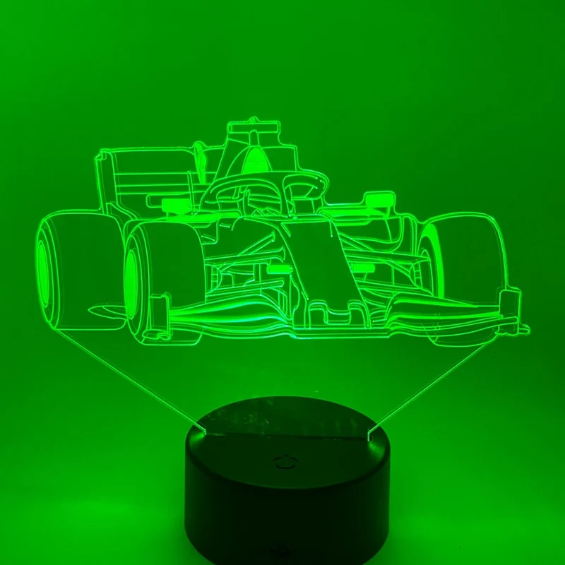 3D LED LAMP - FORMULE 1 MODEL 3