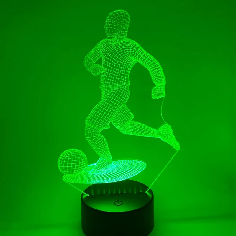 3D LED LAMP - VOETBALLER
