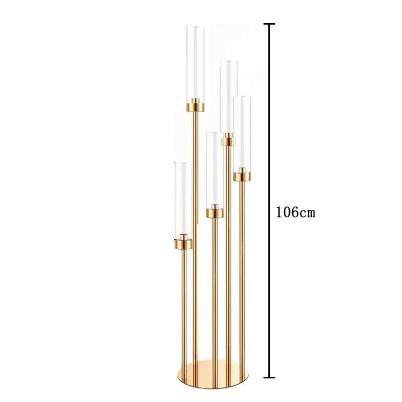 EleganteCandle – Luxe Kandelaar met Acryl Accent