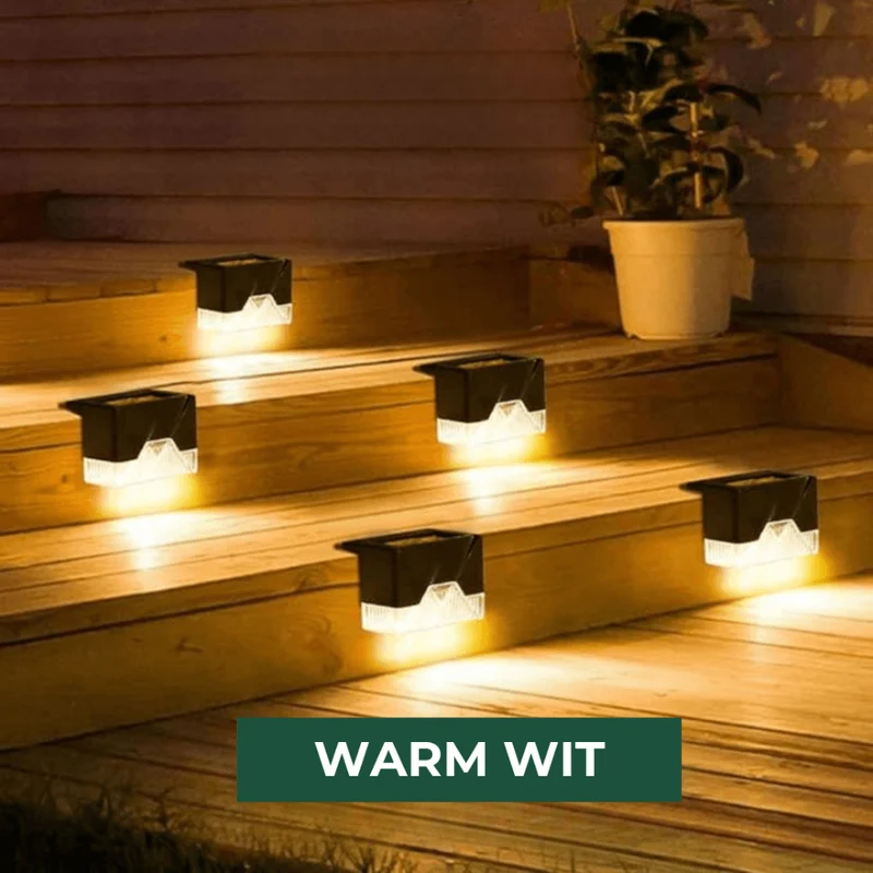 LumiDeck™ | Zelfklevende Solar lampen voor sfeervolle buitenverlichting