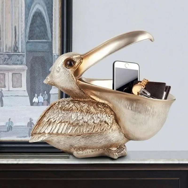 Pelicanova | Modern decorstuk met handig opbergbakje