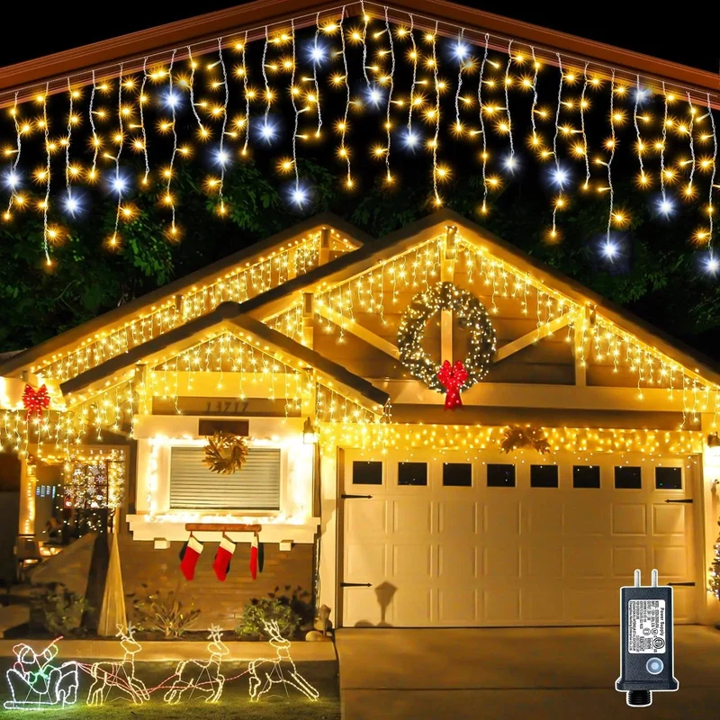 EnchantedGlow – Magische LED Lichtgordijnen voor Feestdagen