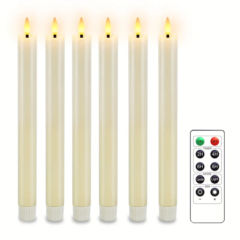 Eebuss Flameless Kegelkaarsen – Realistisch LED-effect