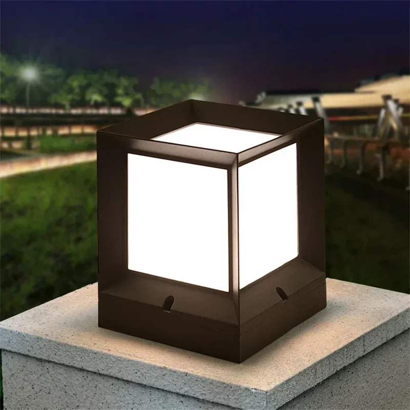 EclatPorte Lamp - Elegante Zonne-Lantaarn voor Uw Oprit