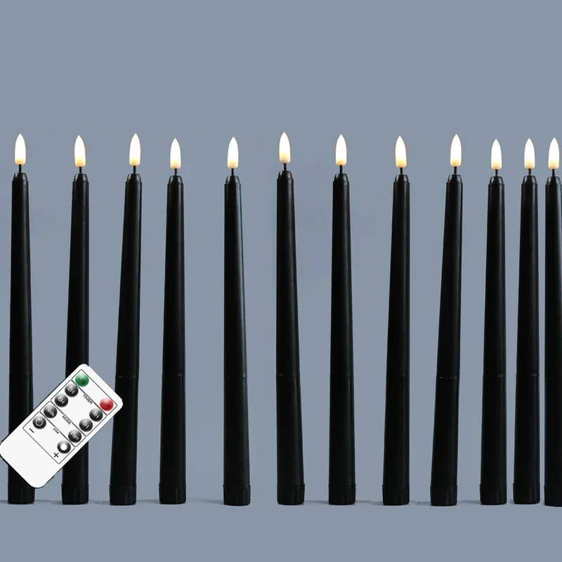 Nightfall LED Kaarsen - Mystieke Zwarte LED Kaarsen voor Halloween