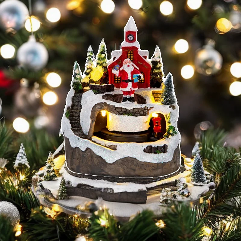 MagicVillage Kerstdorp - Betoverend Muzikaal Kersthuis met LED