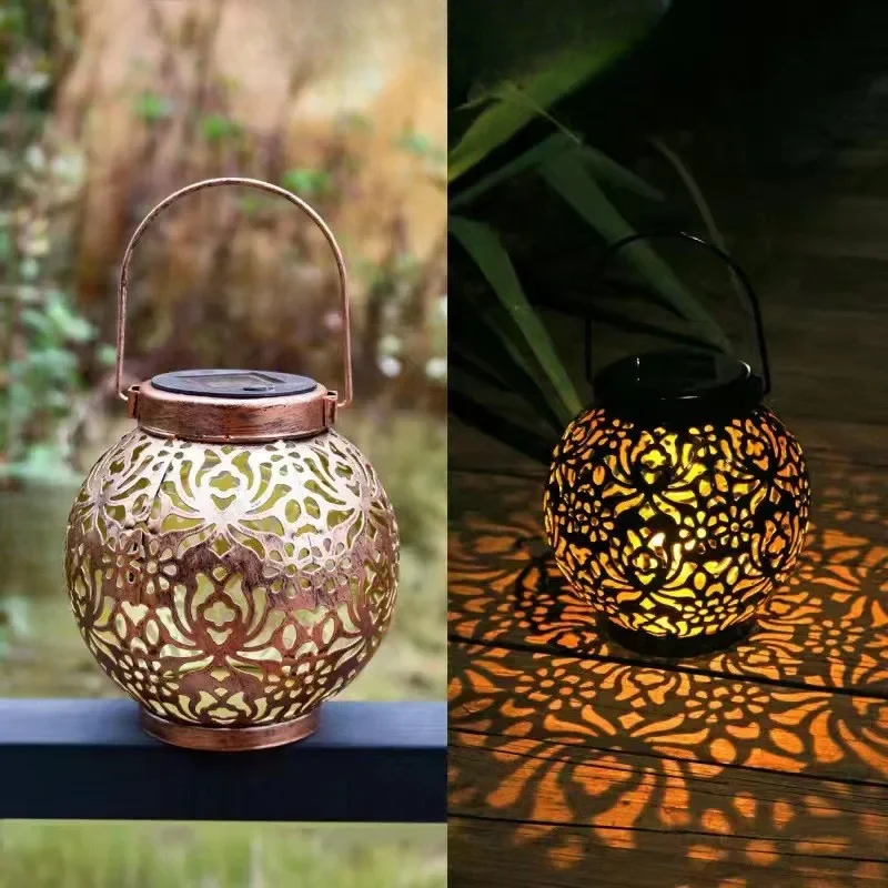 Orion Solar Lantern - Sfeervolle LED Zonne-energie Tuinlantaarn