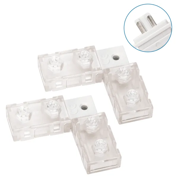 Lichtslang L-connector 2 stuks 230V AC - compleet