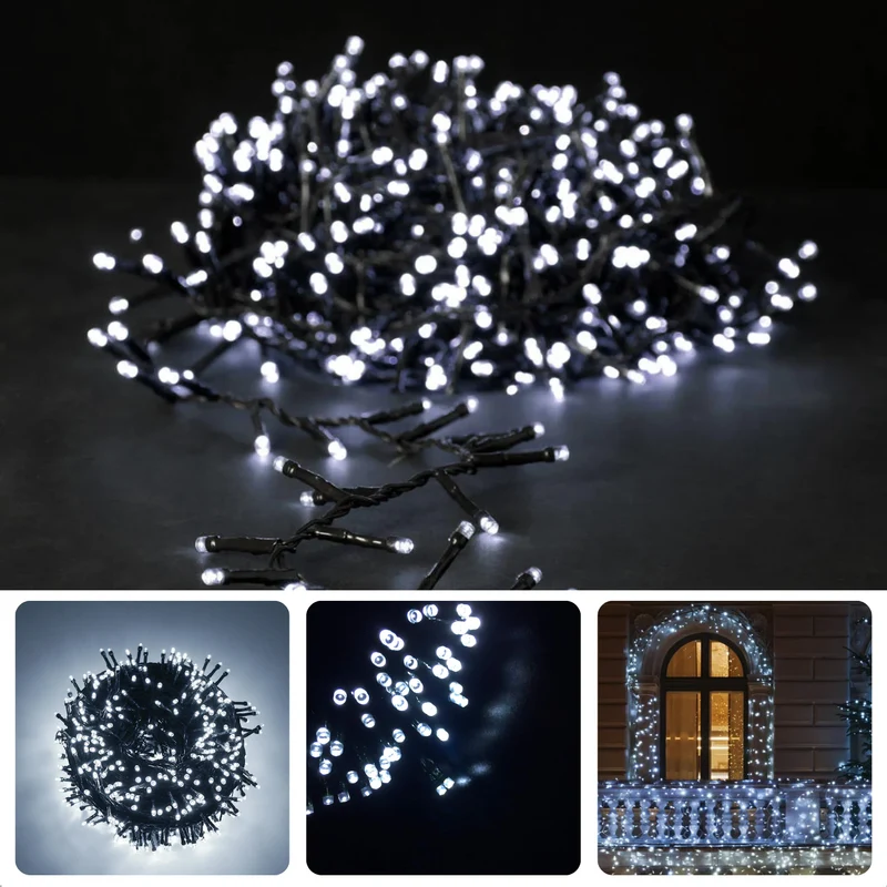 Cheqo® LED Kerstverlichting - Kerstboomverlichting - Kerstlampjes - 40 LED's - 3 Meter - Waterdicht - Energiezuinig - Binnen en Buiten