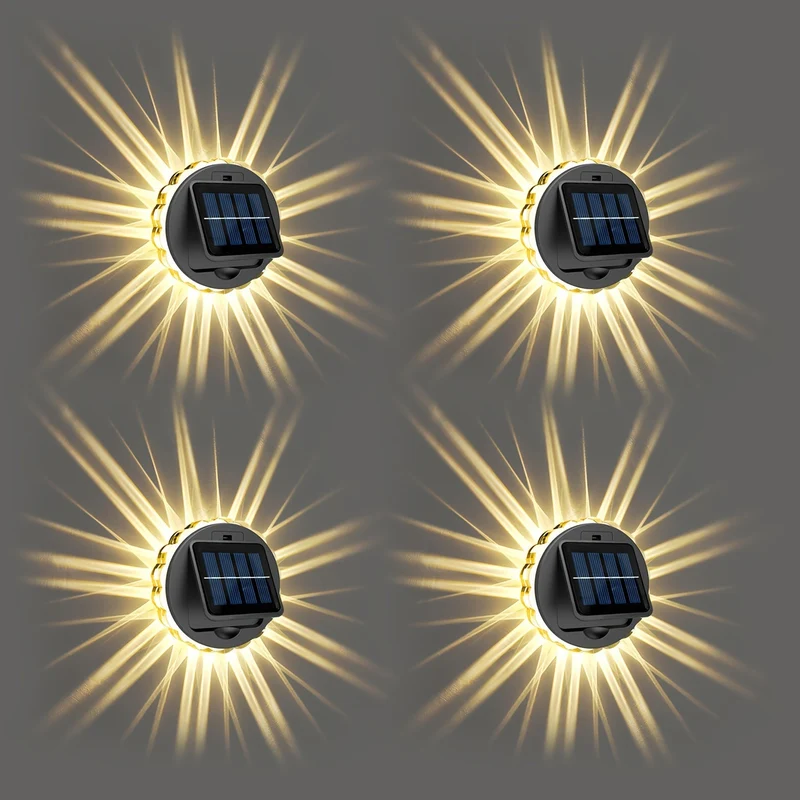 SolarGlow Lights – Set van 4 Zonne-energie LED Lichten voor Buiten