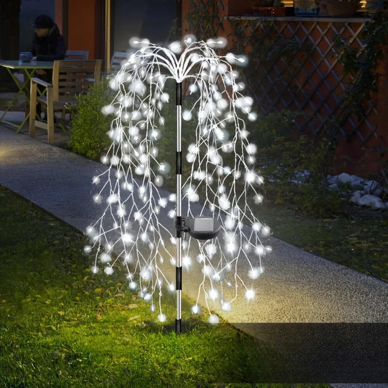 SolarGlimmer - Tuinlamp op Zonne-energie met 8 Verlichtingsstanden