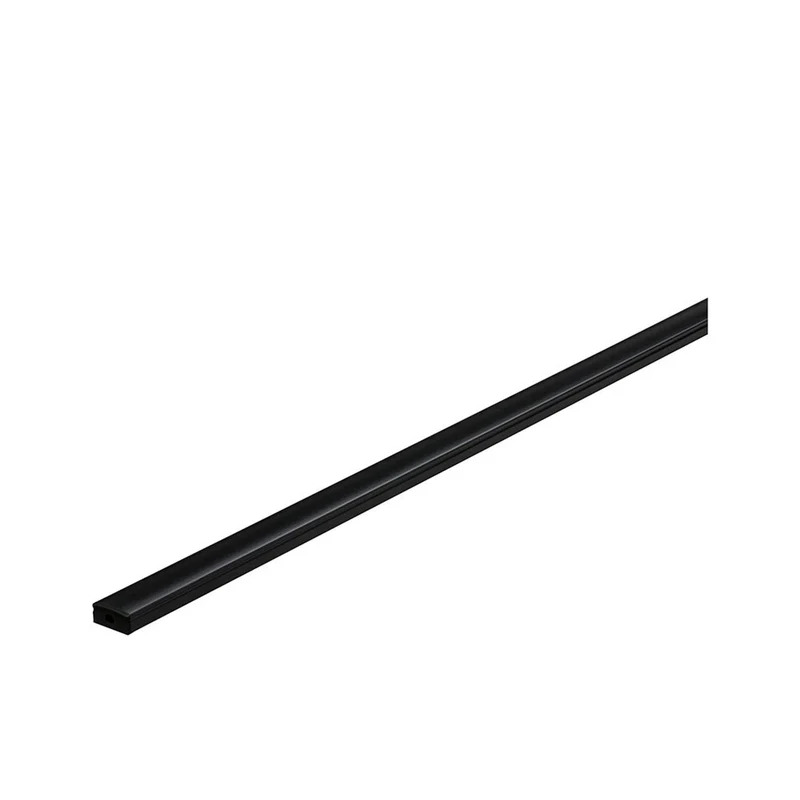 LED Strip Profil Base Schwarzer 2m Diffusor