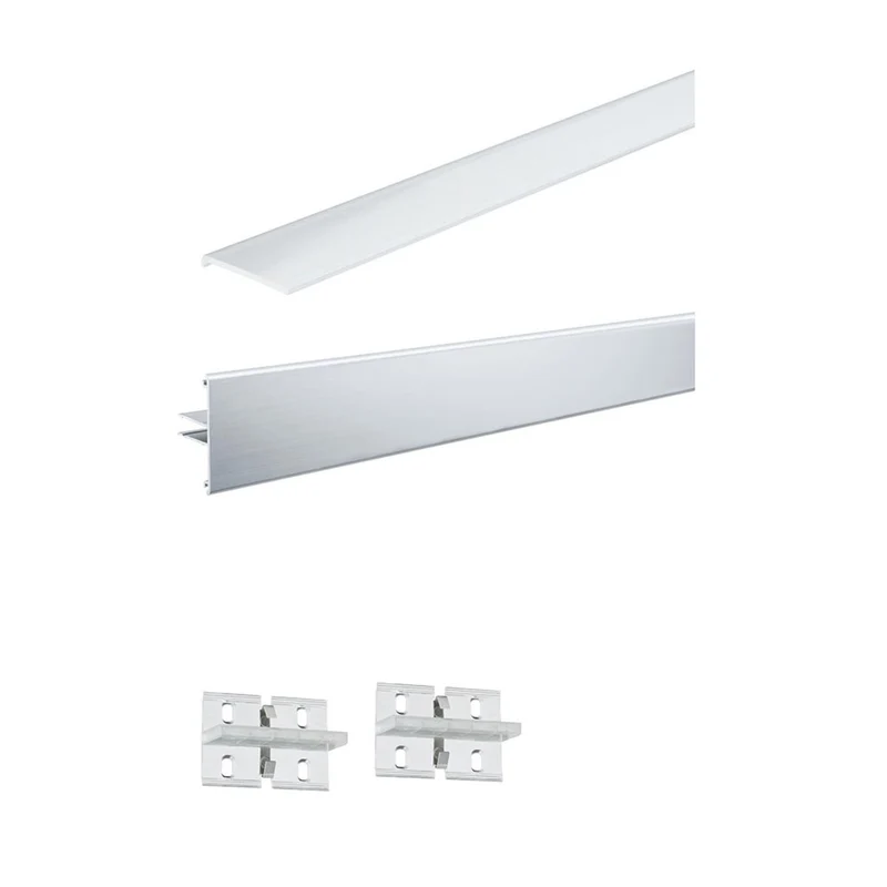 LED Strip Profil Duo 2m Alu-Eloxiert