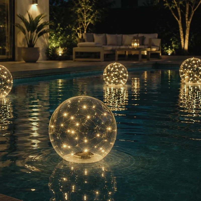 Drijvende Solar Zwembadlamp | Waterdichte LED Tuin- & Terrasverlichting
