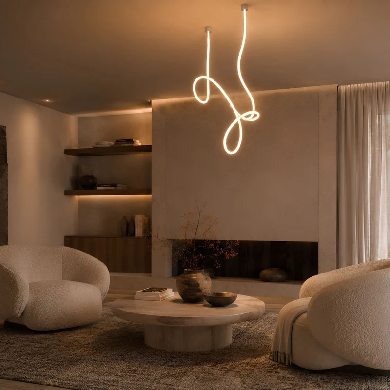 s.luce Arion Flex LED Hänge- & Deckenleuchte Licht-Schlauch