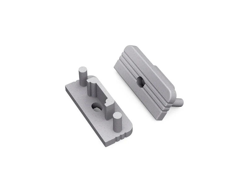 END CAP MET KABELOPENING | SURFACE | 10MM | 20 STUKS