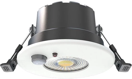 LED INBOUWSPOT | 6W | Ø85mm | MET SENSOR | DIMBAAR | IP65 | WIT