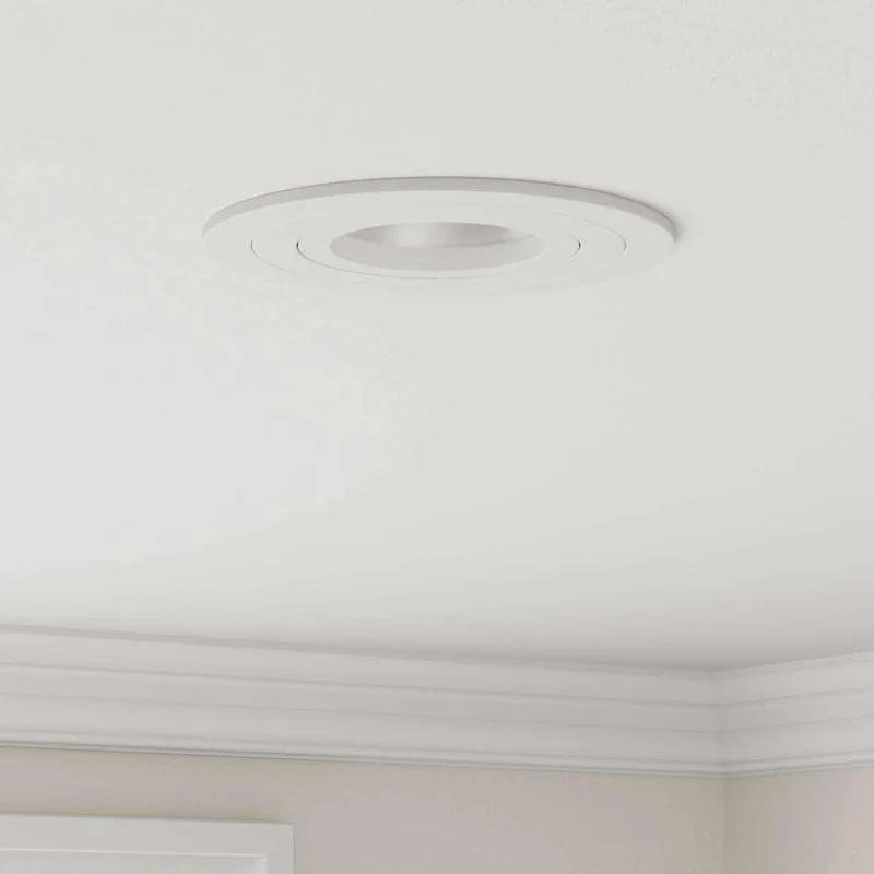 vidaXL Inbouwspots 6 stuks Rond GU10 Wit Ø91 mm