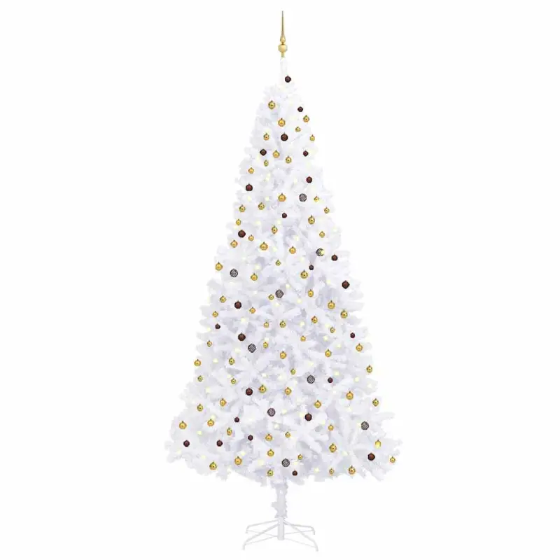 Levendige kunstkerstboom met realistische PVC takken