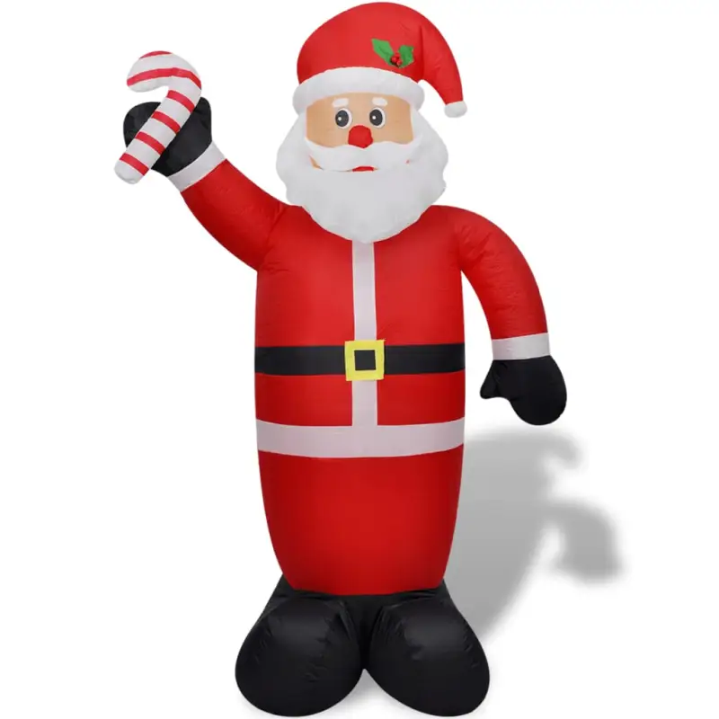 Opblaasbare kerstman met ingebouwde ventilator voor een feestelijke tuinversiering