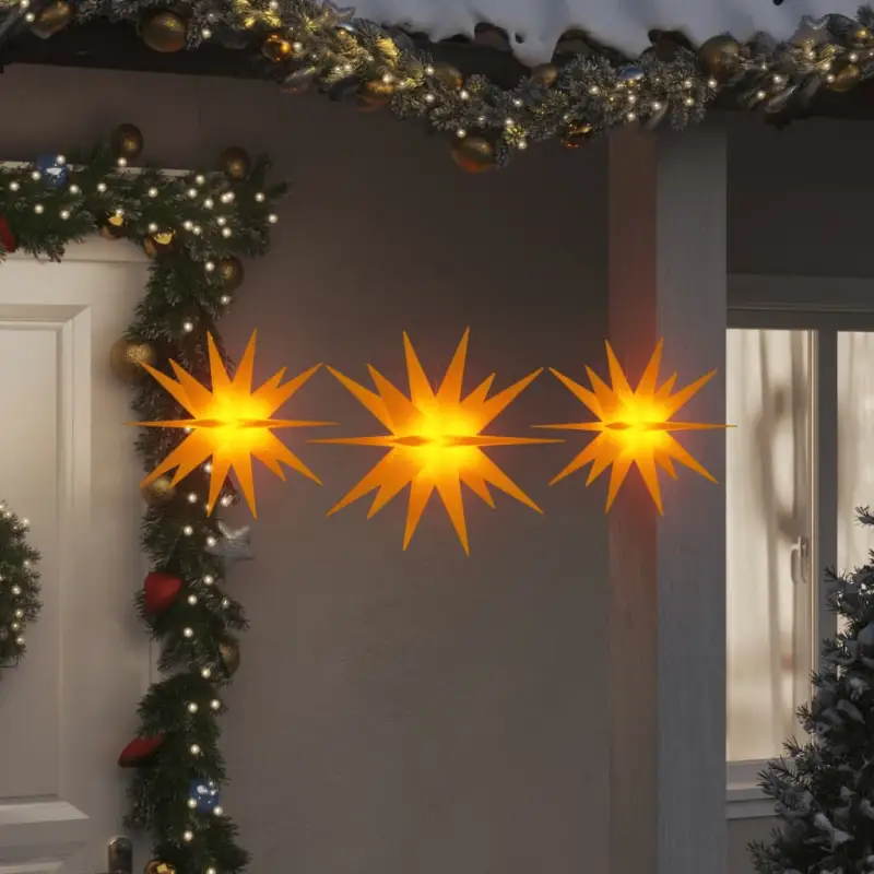 Kerstverlichting met grote en kleine sterren voor E14 spanning
